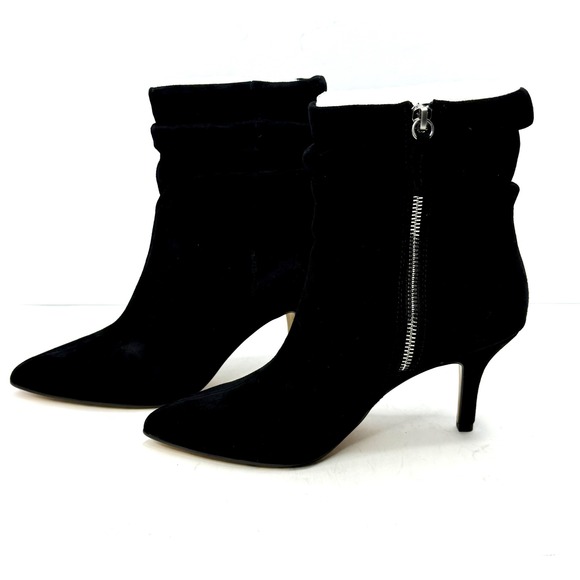 Bella Vita Shoes - Bella Vita Danielle Black Suede Leather Booties Size 8M NWT AND BOX